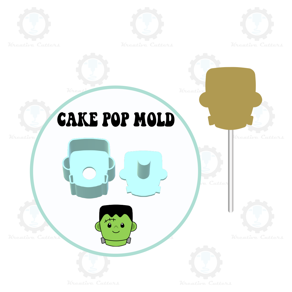 Frankenstein Cake Pop Mold