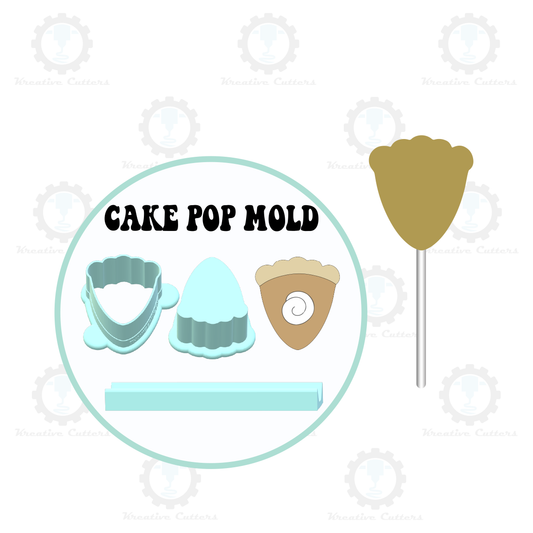 Thanksgiving Pie Cake Pop Mold | Deluxe Cutter, Popper, and Tray Option