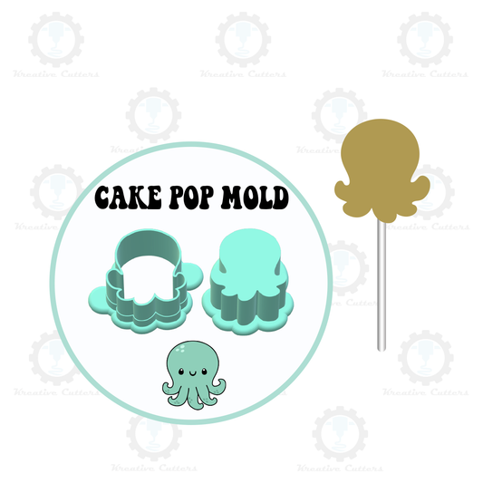 Octopus Cake Pop Mold | Deluxe Cutter, Popper