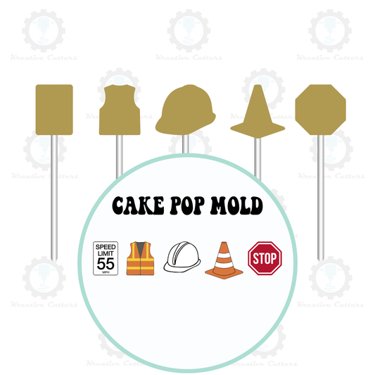 Construction Cake Pop Molds | Deluxe Cutter, Popper