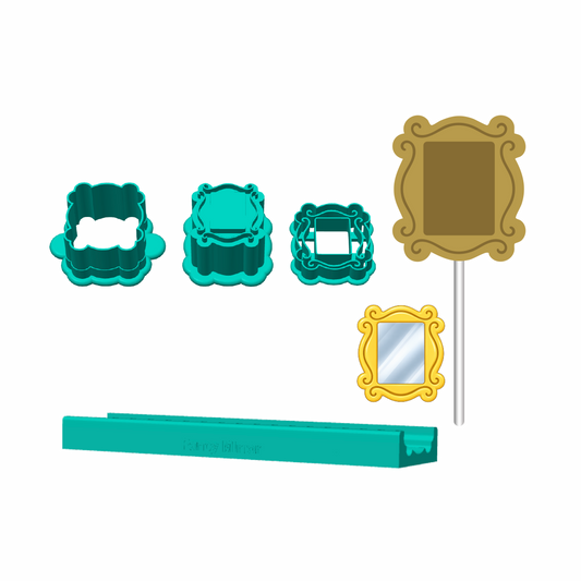 Fancy Mirror Cake Pop Mold | Deluxe Cutter, Popper, and Tray Options