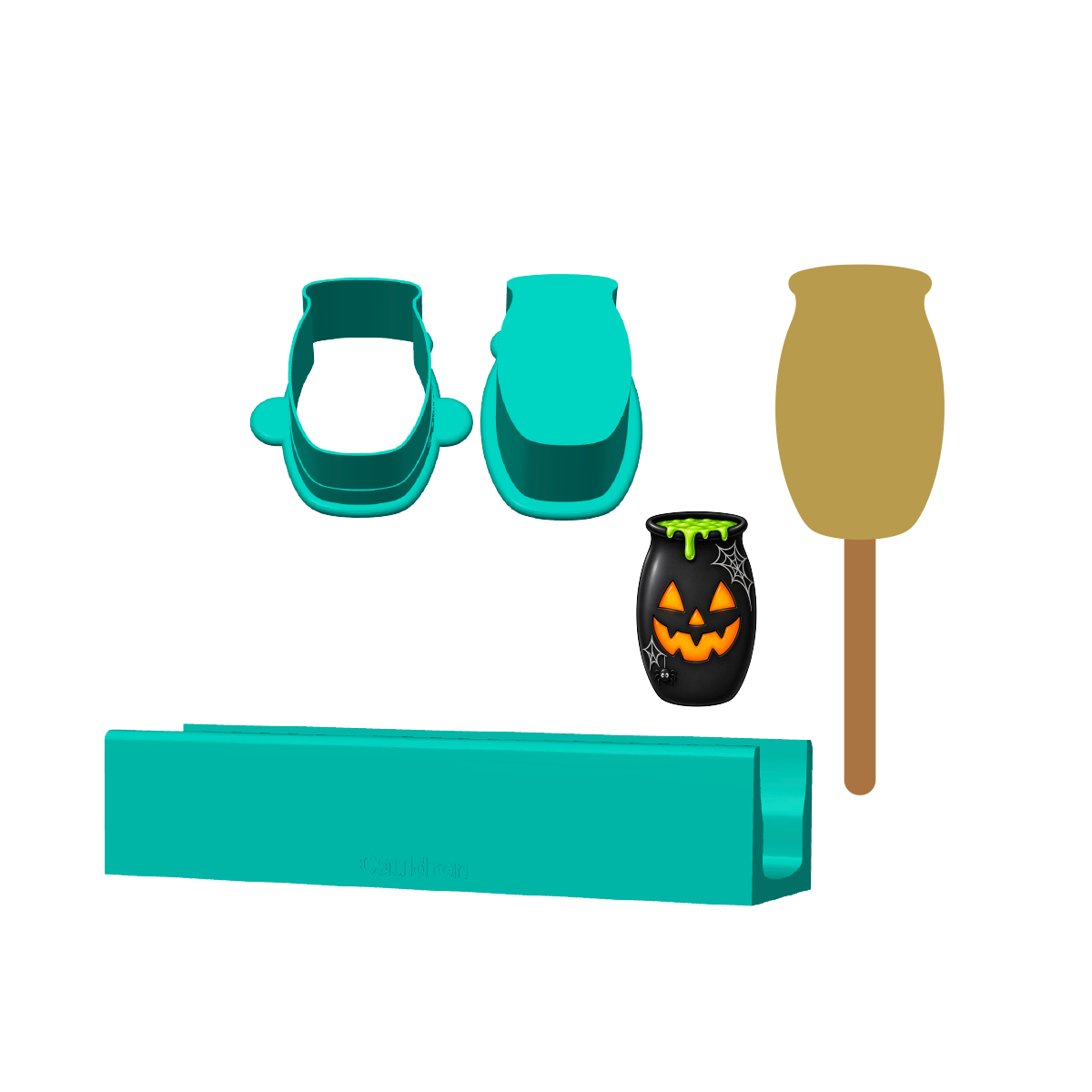 Cauldron Cakesicle Mold | Deluxe Cutter, Popper and Tray Options