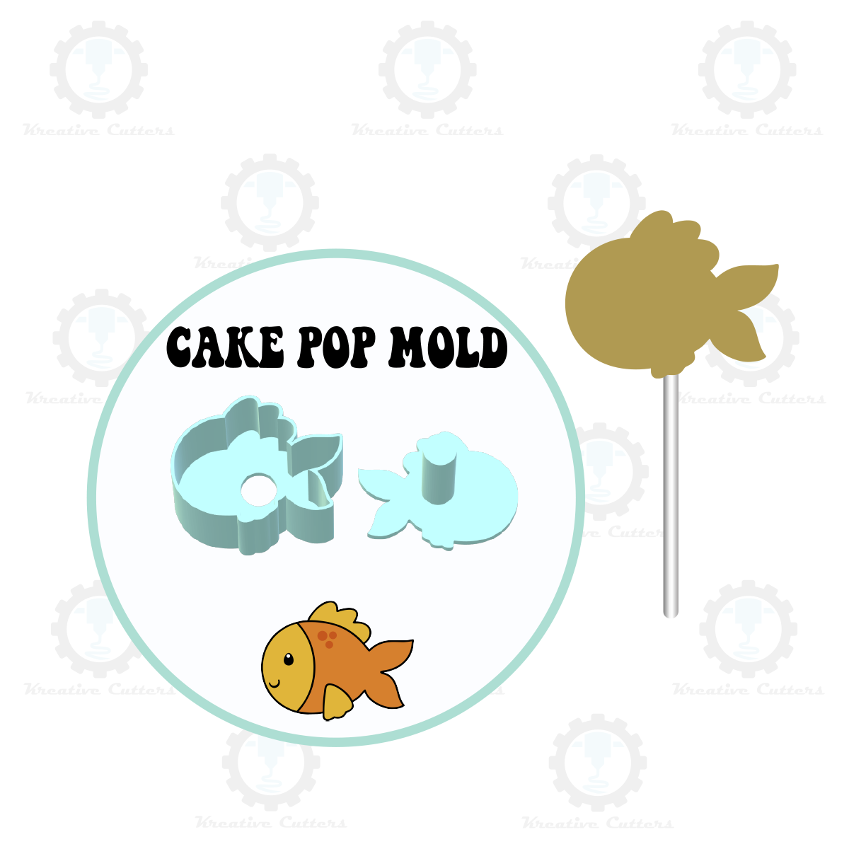 Fish Cake Pop Mold | Single or Multi-popper