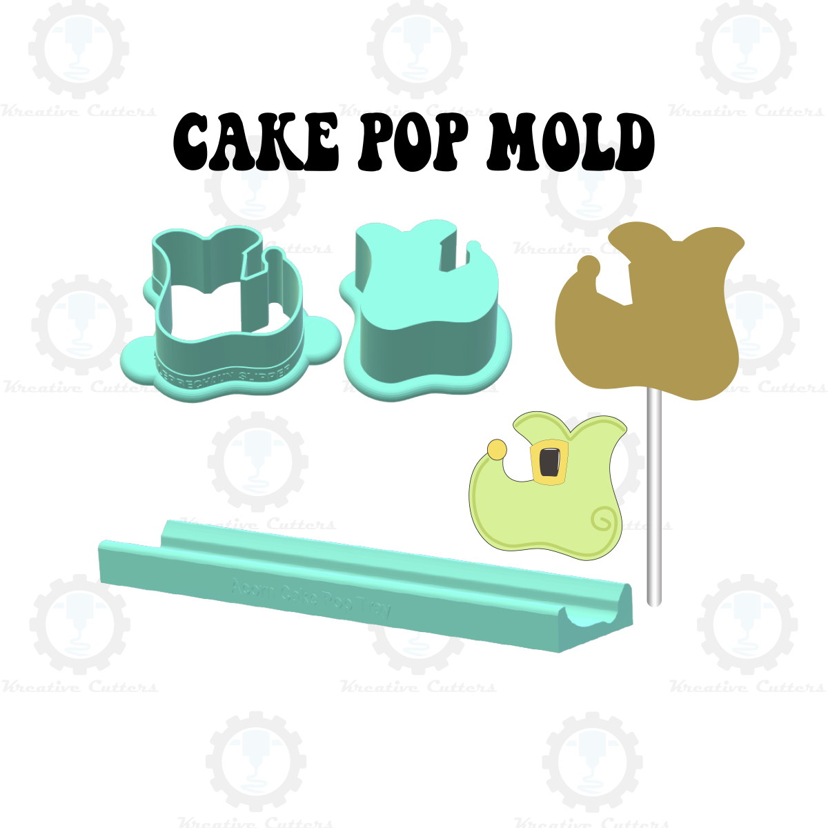 Leprechaun Slipper Cake Pop Mold |Deluxe Cutter, Popper, and Tray Option