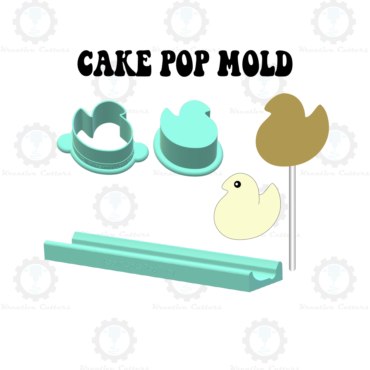 Marshmallow Chick Cake Pop Mold