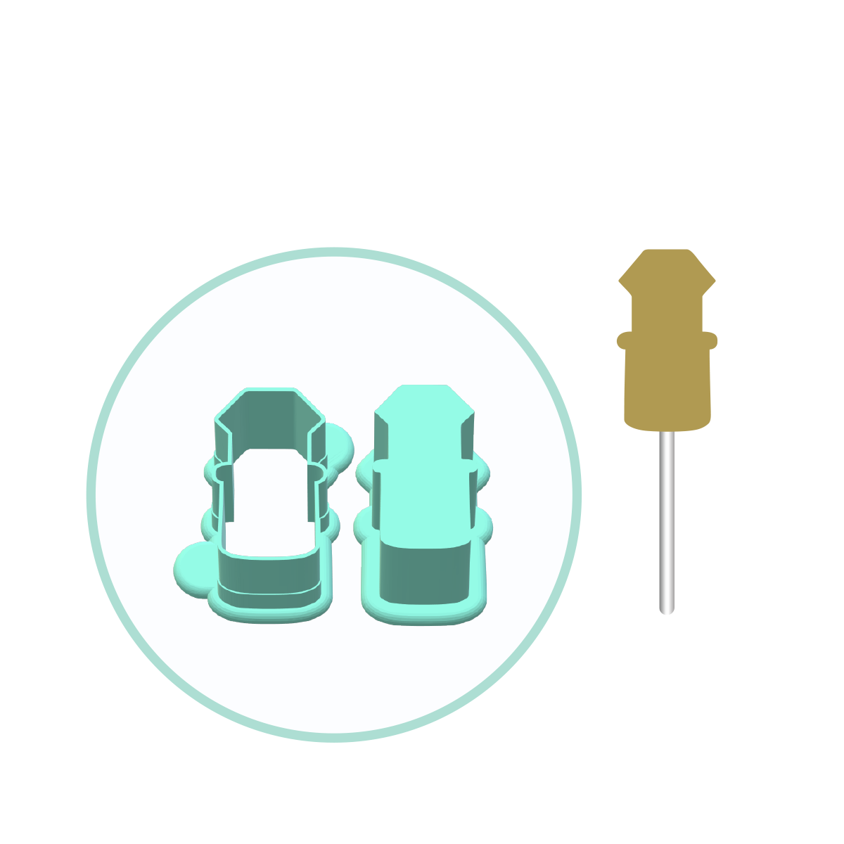 Dads Tools Cake Pop Molds | Hammer, Hacksaw, Screwdriver