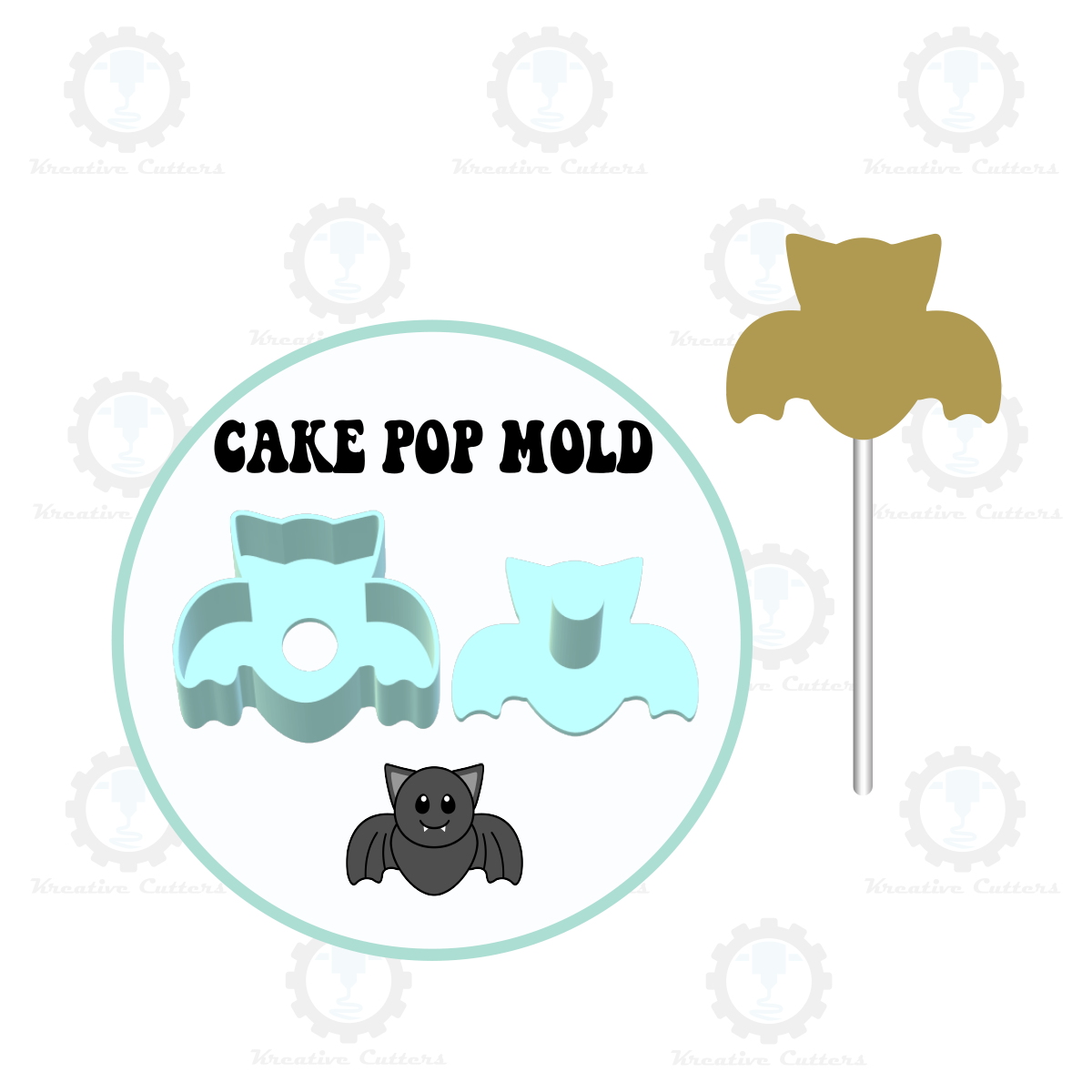 Bat Cake Pop Mold