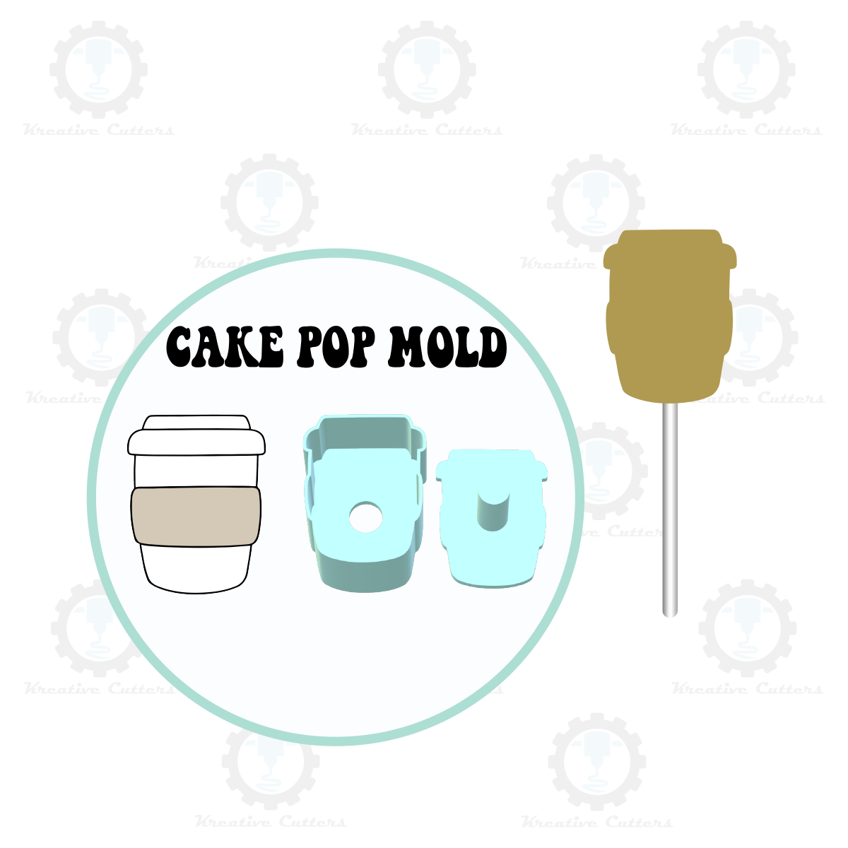 Coffee Cup Cake Pop Mold