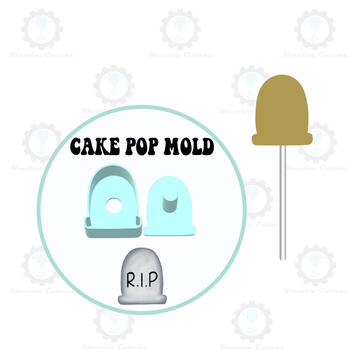 Tombstone Cake Pop Mold