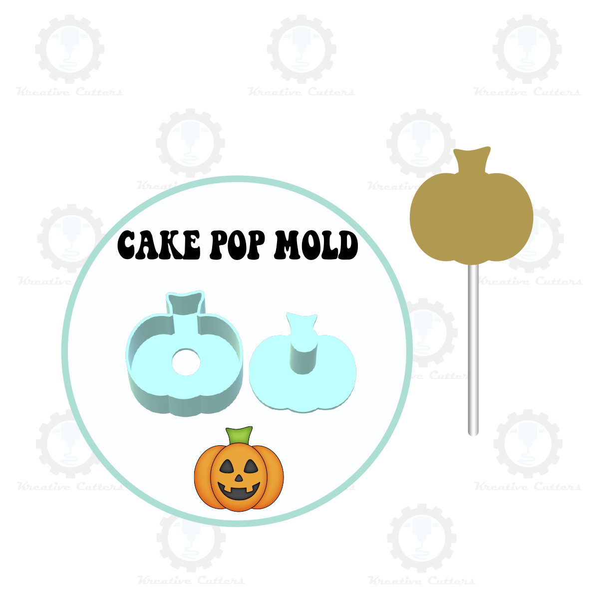 JackOLantern Cake Pop Mold