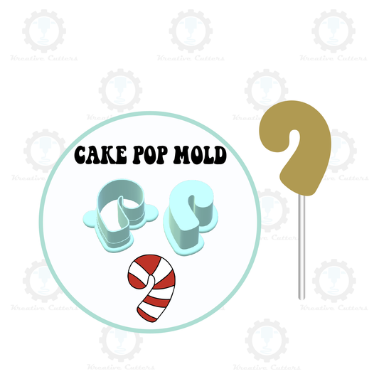 Christmas Candy Cane Cake Pop Mold | Deluxe Cutter, Popper
