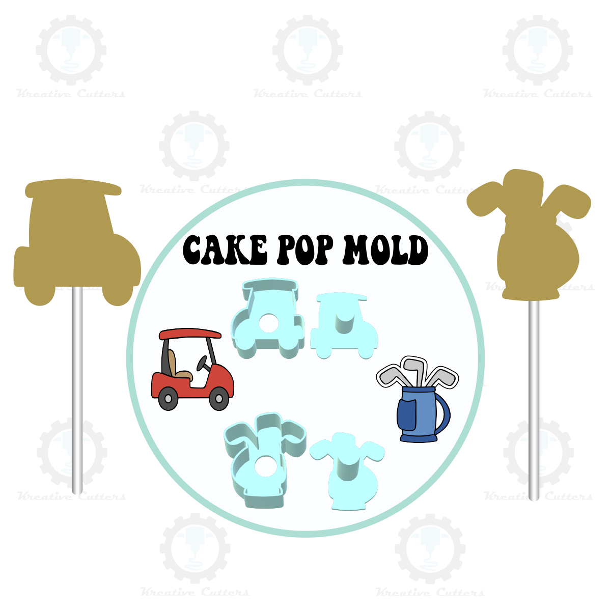 Golf Cake Pop Molds