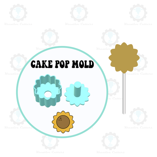 Sunflower Cake Pop Mold