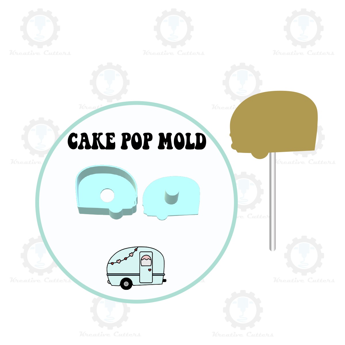 Camping Trailer Cake Pop Mold