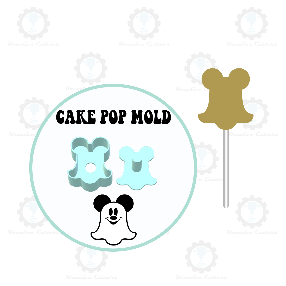 Mouse Ghost Cake Pop Mold