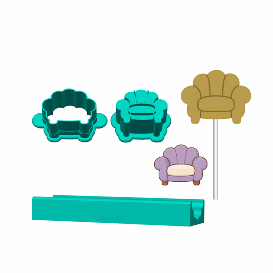 Armchair Cake Pop Mold | Deluxe Cutter, Popper, and Tray Options