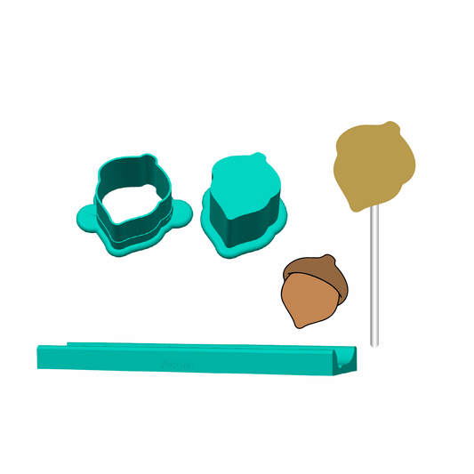 Acorn Cake Pop Mold | Deluxe Cutter, Popper, and Tray Option