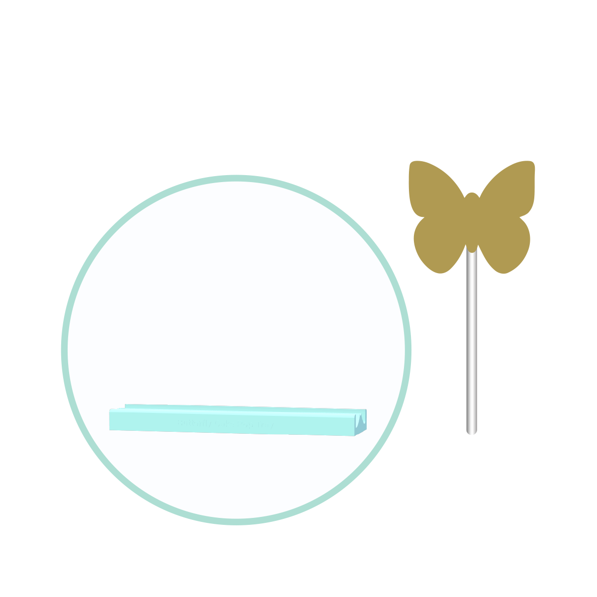 Butterfly Cake Pop Mold | Deluxe Cutter, Popper, and Tray Option