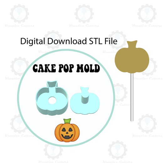 JackOLantern Cake Pop Mold | Digital Download STL File