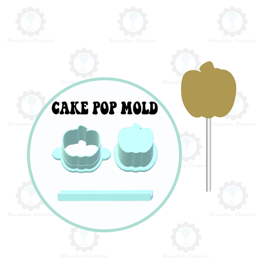 Apple Cake Pop Mold | Deluxe Cutter, Popper, and Tray Option
