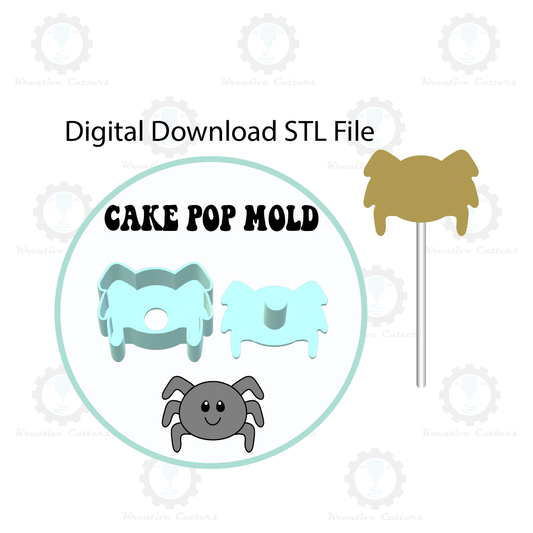 Spider Cake Pop Mold | Digital Download STL File