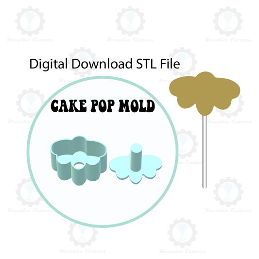 Daisey Cake Pop Mold | Digital Download STL File