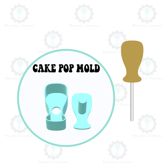 Baseball Bat Cake Pop Mold | Single or Multi-popper
