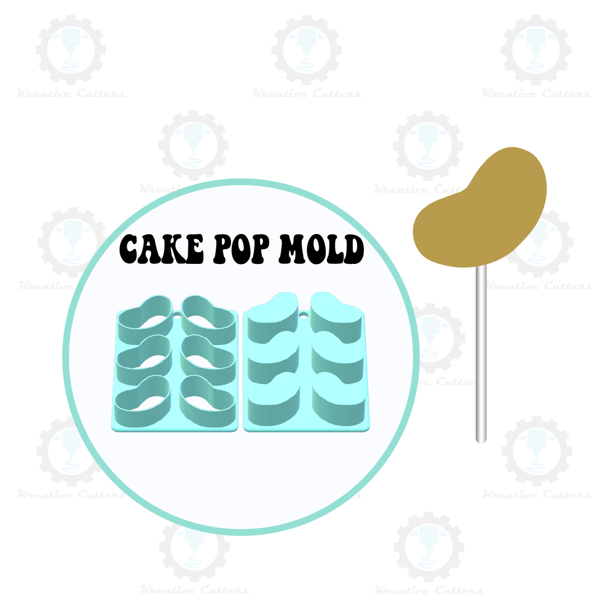 Jelly Bean Cake Pop Mold | Single or Multi-popper