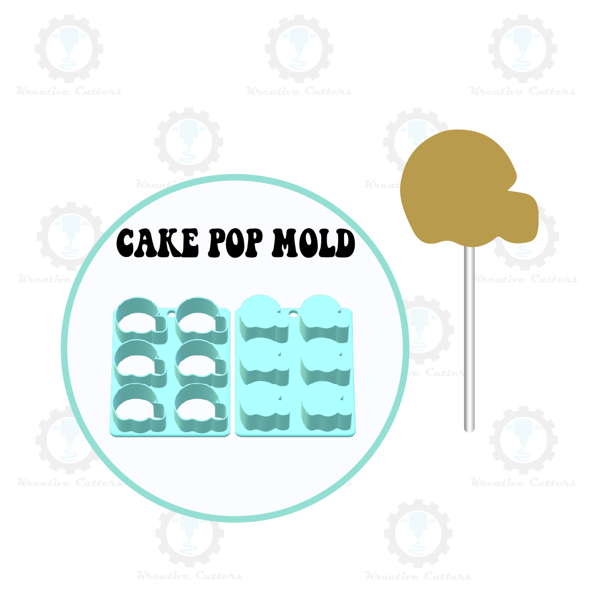 Football Helmet Cake Pop Mold | Single or Multi-popper