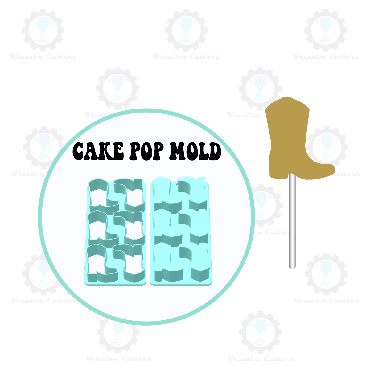 Cowboy Boot Cake Pop Mold | Single or Multi-popper