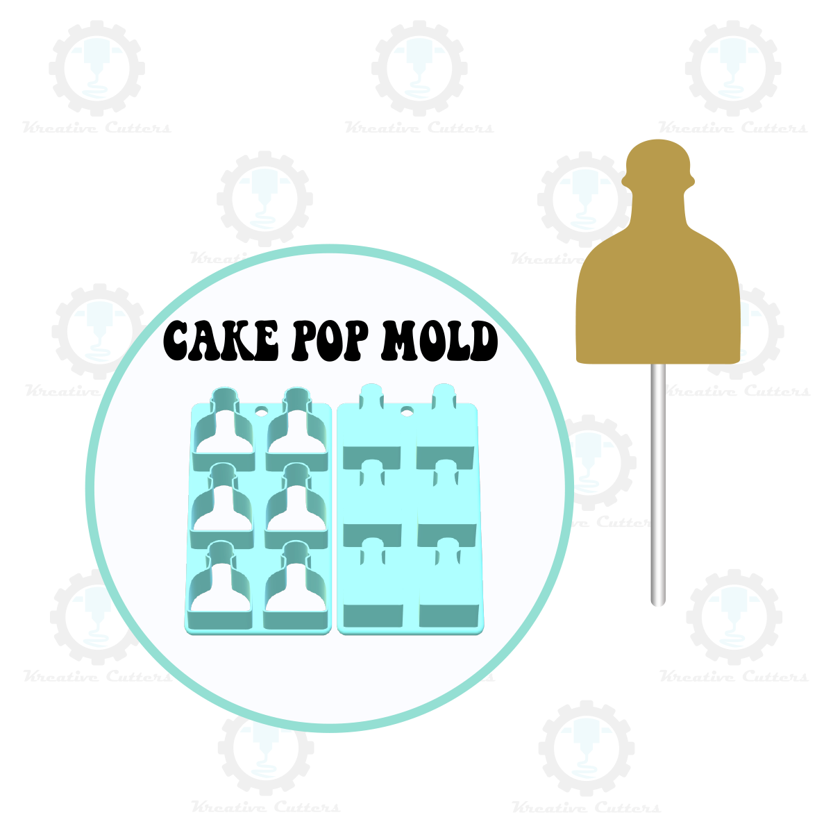 Patron Bottle Cake Pop Mold | Single or Multi-popper