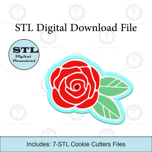 Rose Cookie Cutters | STL File