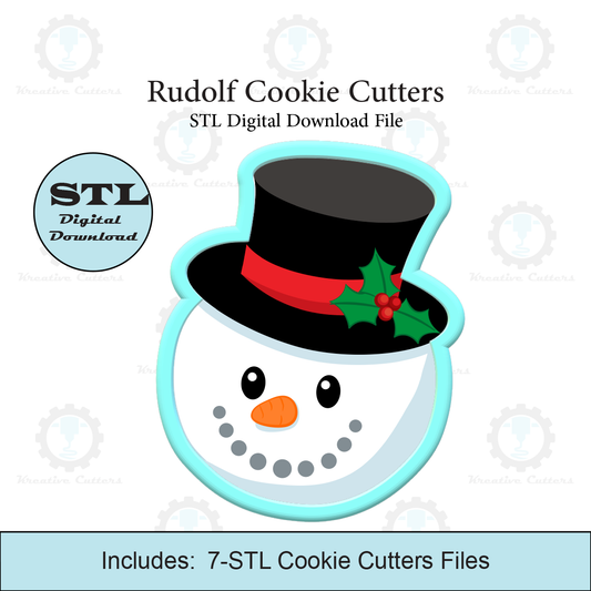 Snowman Cookie Cutters | STL File