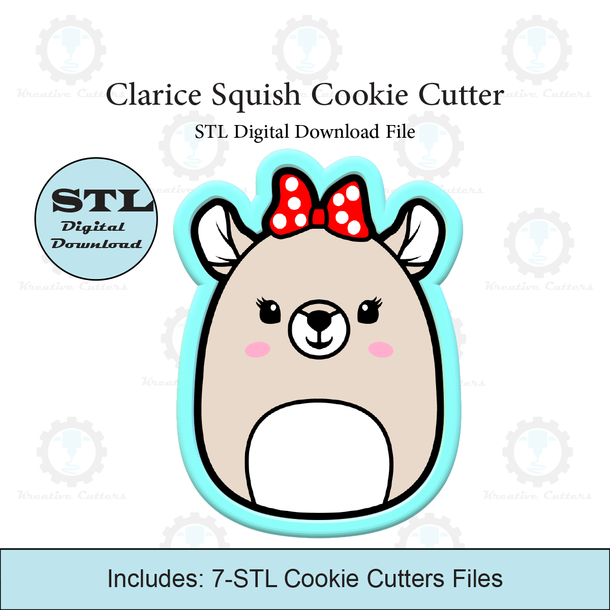 Clarice Cookie Cutter | STL File