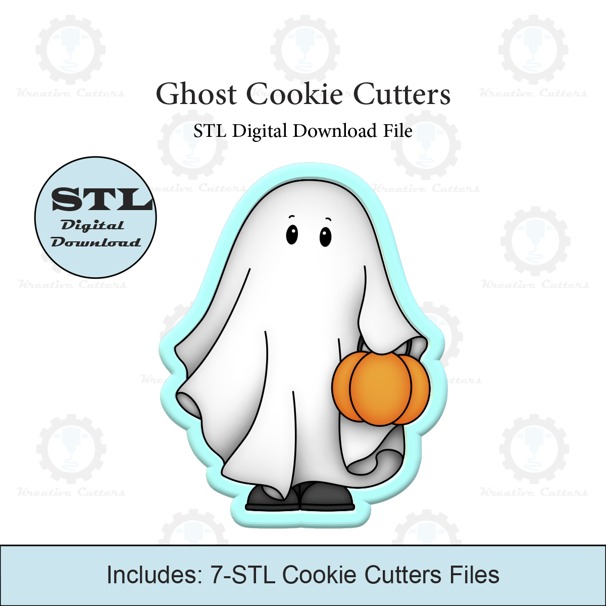 Ghost Cookie Cutter | STL File