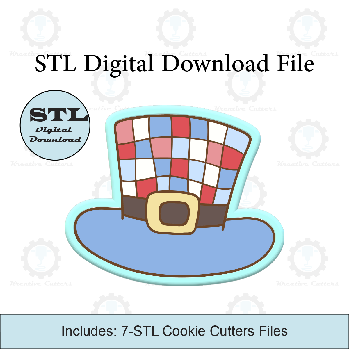 American Hat Cookie Cutters | STL File