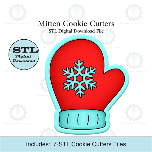 Mitten Cookie Cutters | STL File