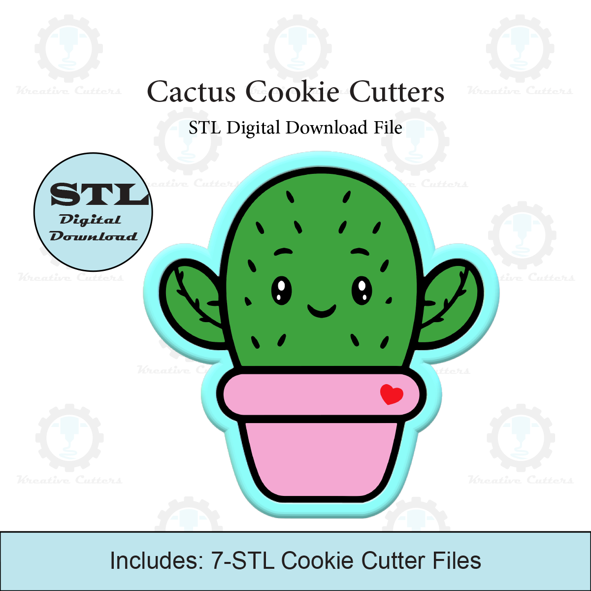 Cactus Cookie Cutters | STL Files
