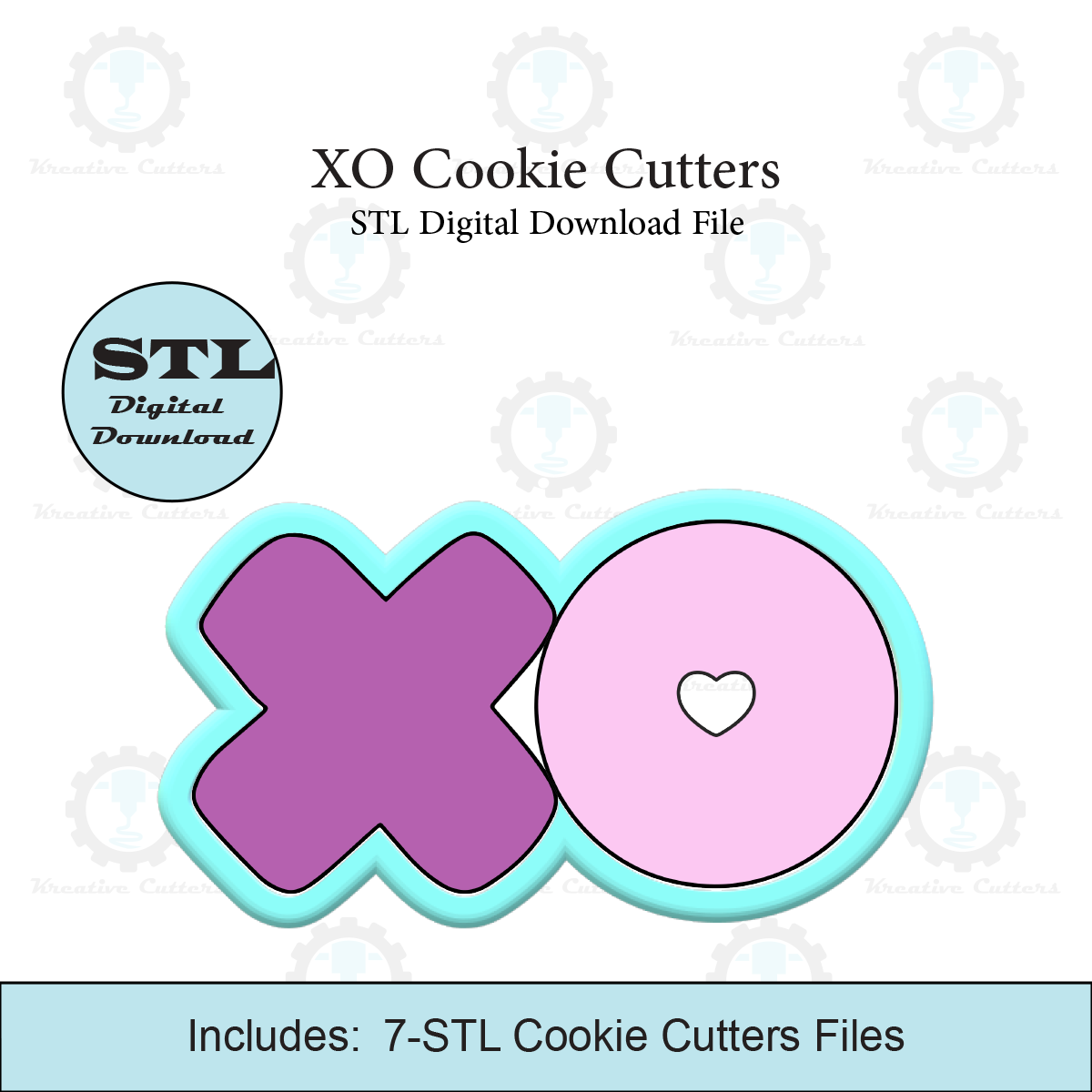XO Cookie Cutters | STL Files