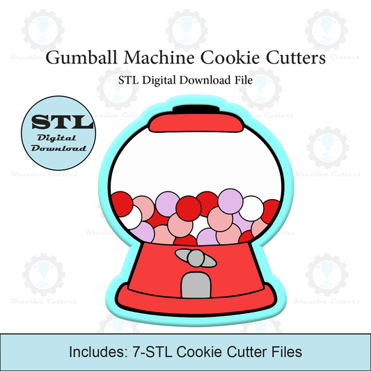 Gumball Machine Cookie Cutters | STL Files