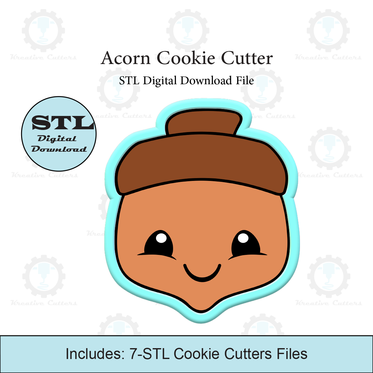 Acorn Cookie Cutter | STL File