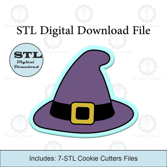 Halloween Witches Hat Cookie Cutters | STL File