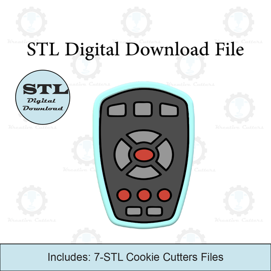 Remote Control Cookie Cutters | STL File