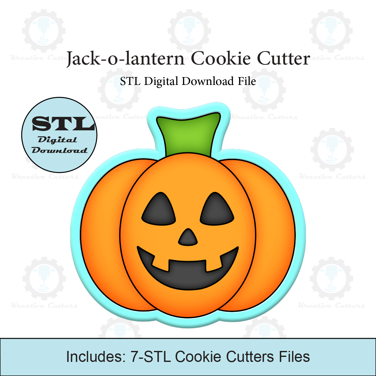 Jack-o-lantern Cookie Cutter | STL File