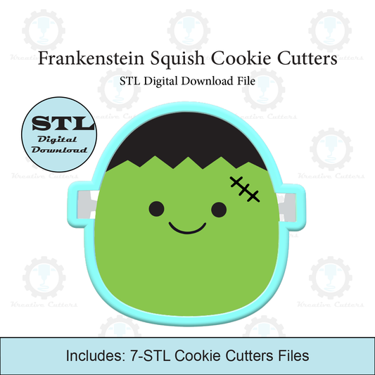 Frankenstein Squish Cookie Cutter | STL File