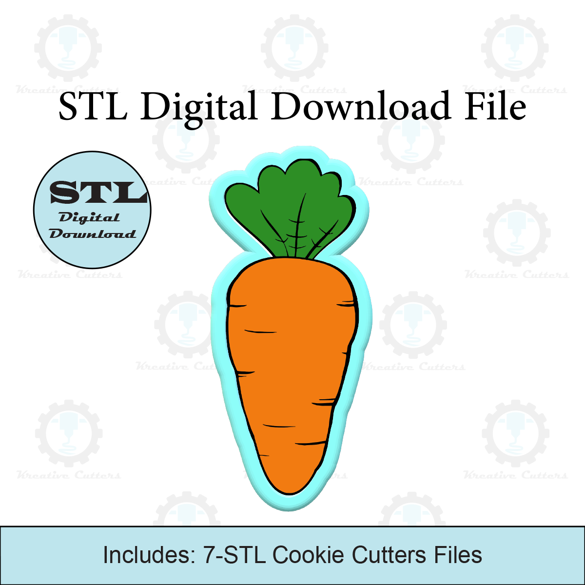 Carrot Cookie Cutter | STL File