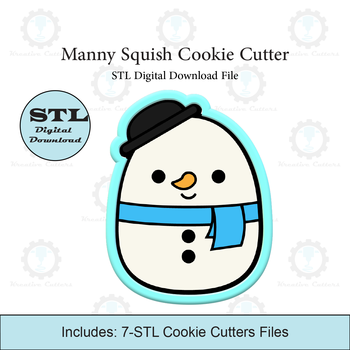 Manny Cookie Cutter | STL File