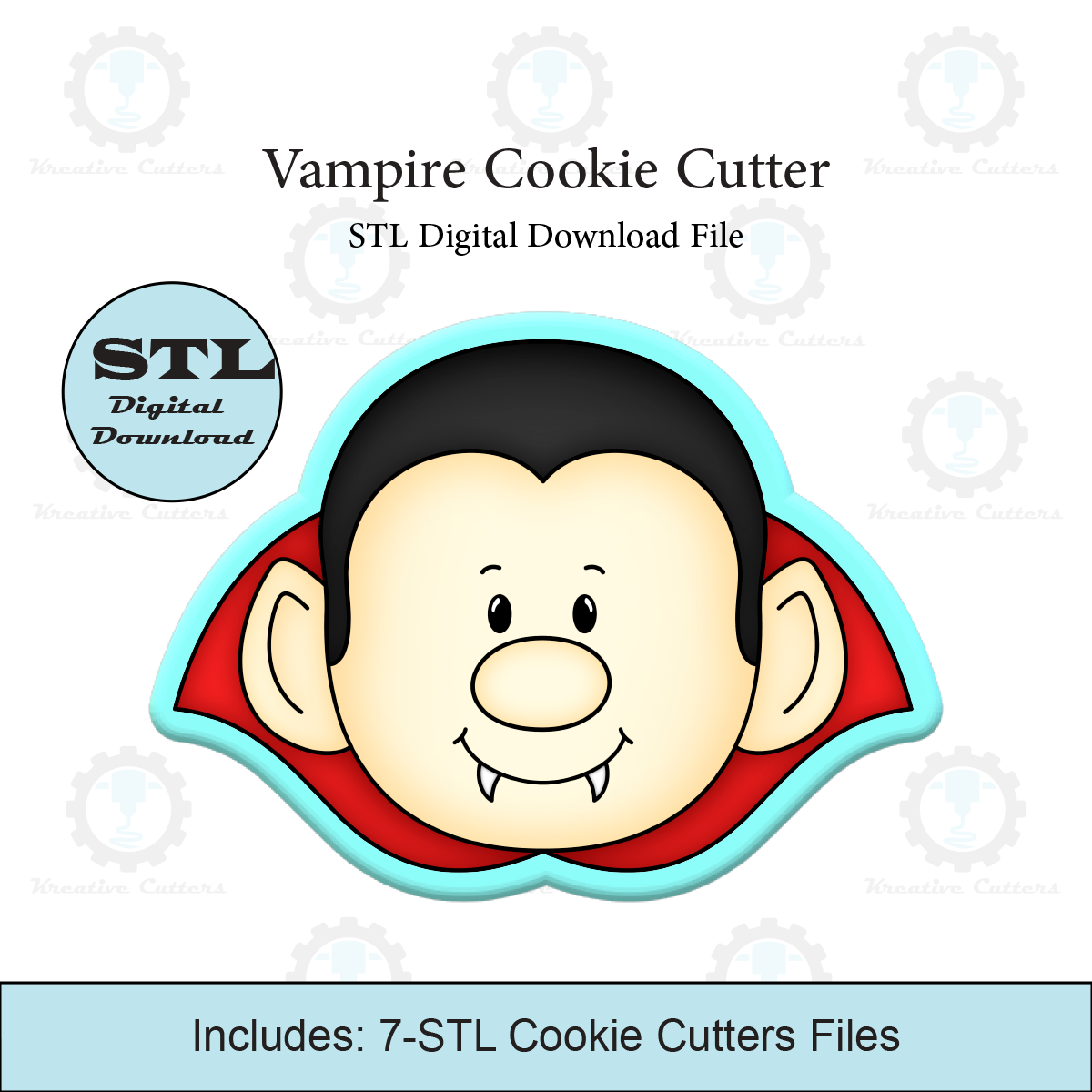 Vampire Cookie Cutter | STL File