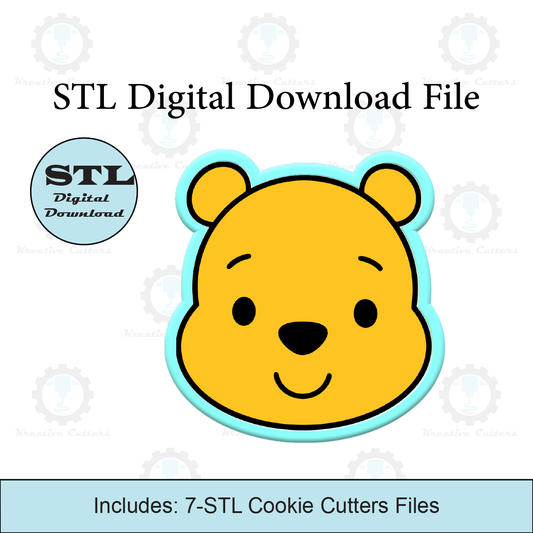Honey Bear Cookie Cutters | STL File