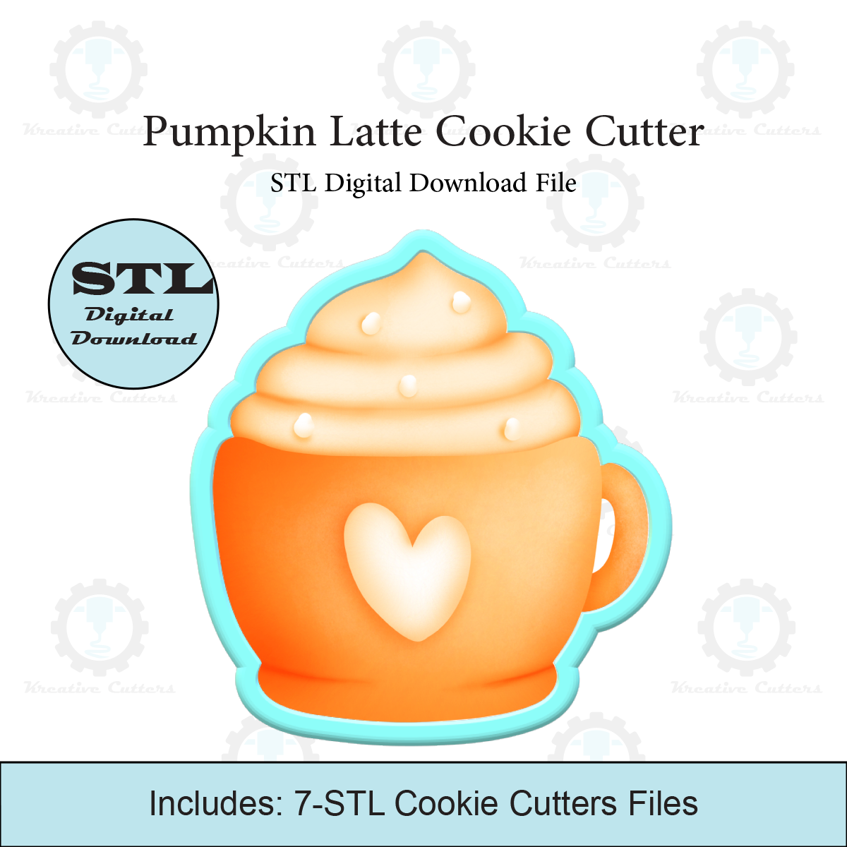 Pumpkin Latte Cookie Cutter | STL File